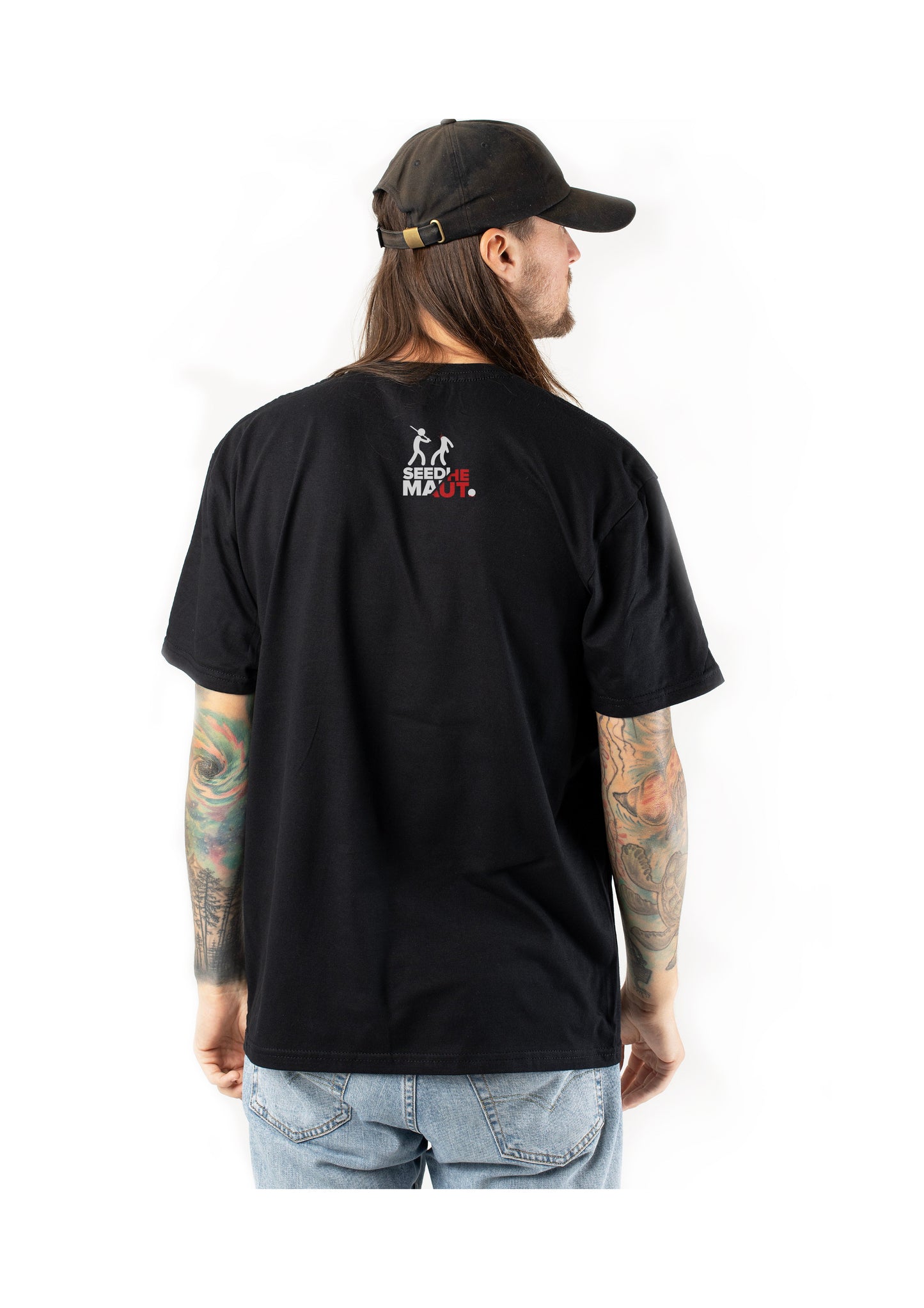 Seedhe Maut Oversized Tee – Rap Culture Inspired Black Streetwear T-Shirt