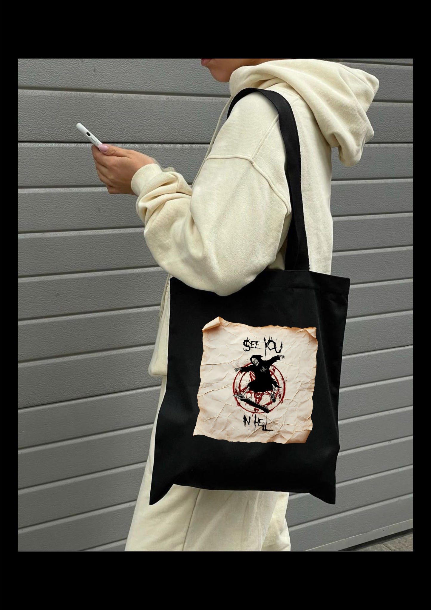 See You in Hell – Reaper Skater Tote
