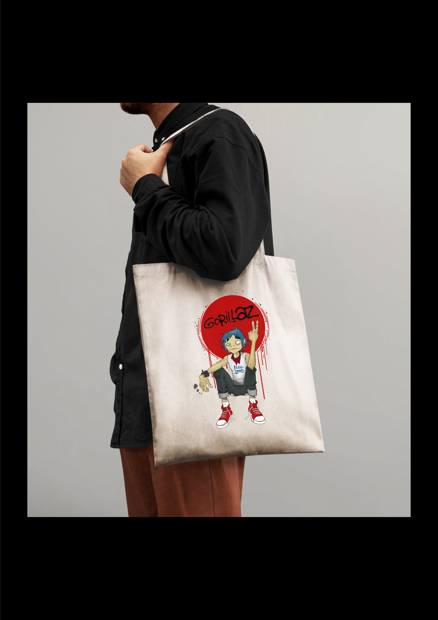 Gorillaz tote bag