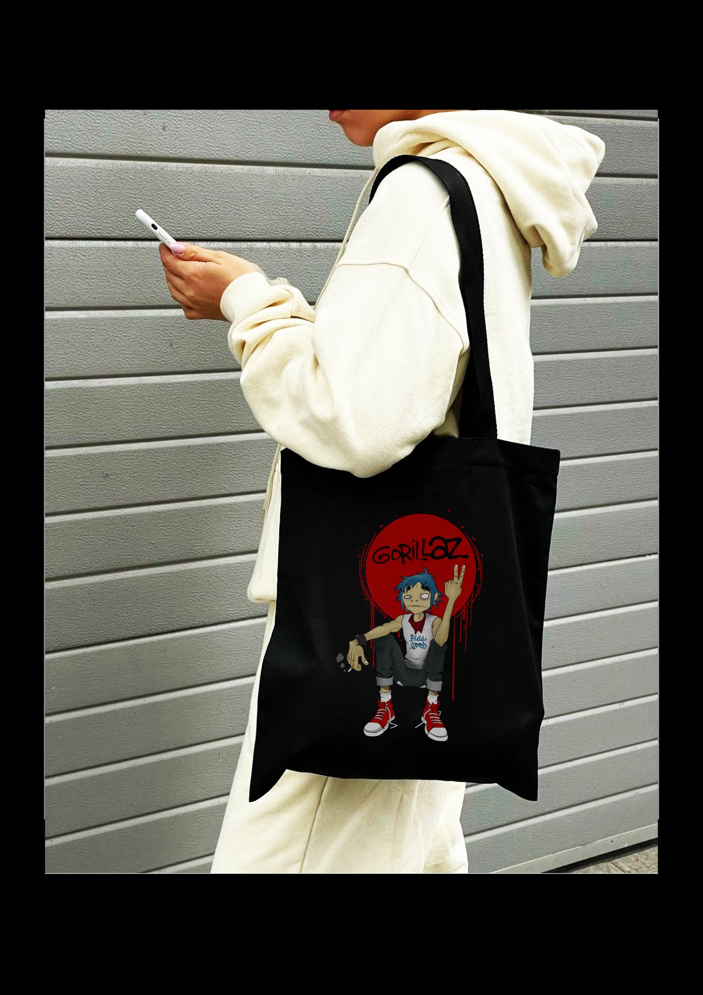 Gorillaz tote bag